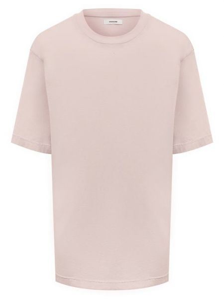 Хлопковая футболка Haikure розовая