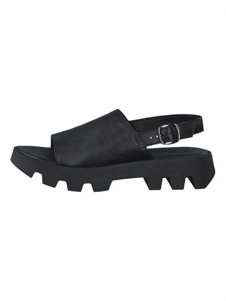 Кожаные сандалии S.oliver черные