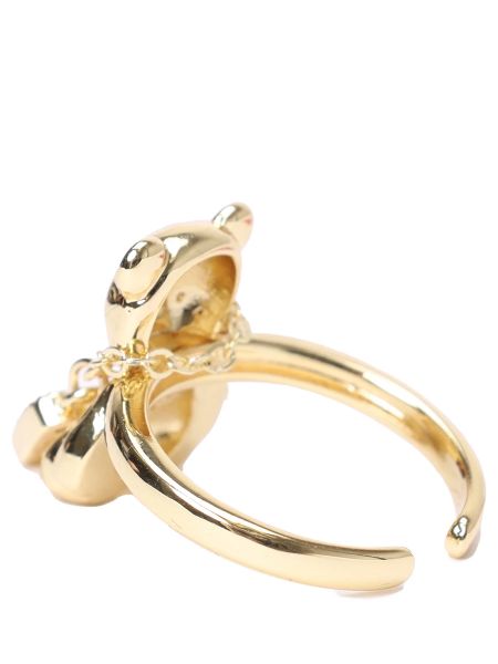 Кольцо с сердечками Sexy Fish золотое