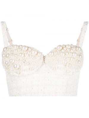 Ermeløs crop top Elisabetta Franchi