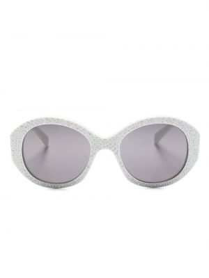 Ochelari de soare de cristal Celine Eyewear alb