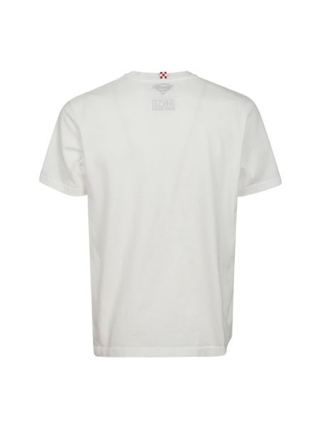 Koszulka bawełniana z krótkim rękawem Mc2 Saint Barth biała
