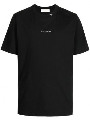 Тениска с принт с кръгло деколте 1017 Alyx 9sm черно