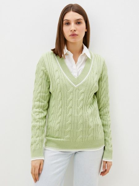 Зеленый пуловер Conso Wear