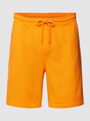 Pomarańczowe dzianinowe szorty Colorful Standard