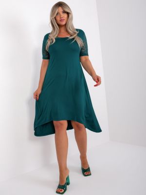 Sukienka asymetryczna Fashionhunters zielona