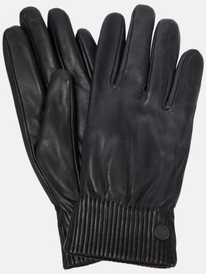 Δερμάτινα γάντια Canada Goose μαύρο