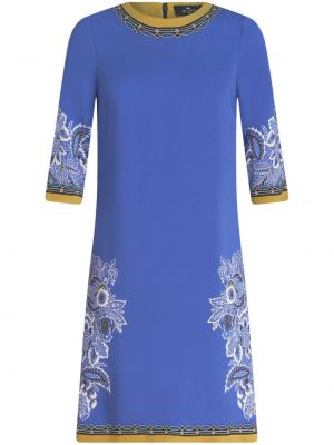 Rochie cu model floral cu imagine Etro