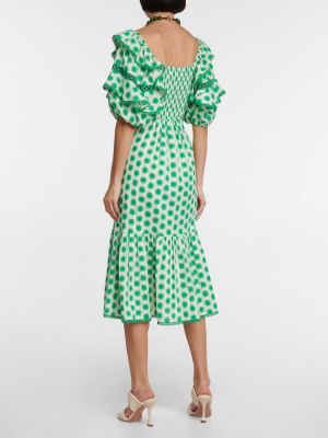 Krajkové bavlněné midi šaty Diane Von Furstenberg
