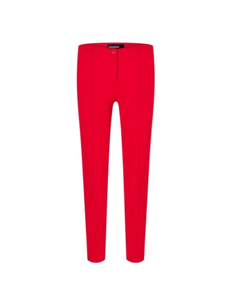 Spodnie skinny fit Cambio czerwone