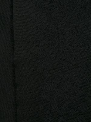 Žakardinis vilnonis šalikas Tagliatore juoda