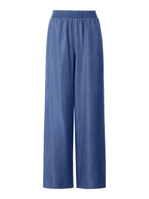 Широки панталони тип „марлен“ Rich & Royal синьо