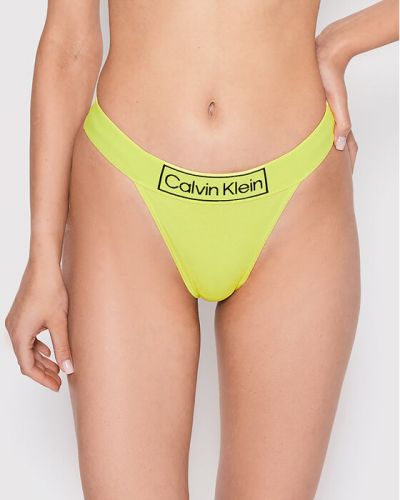 Tanga Calvin Klein Underwear vert