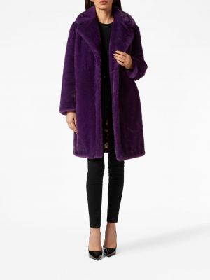 Manteau de fourrure Philipp Plein violet