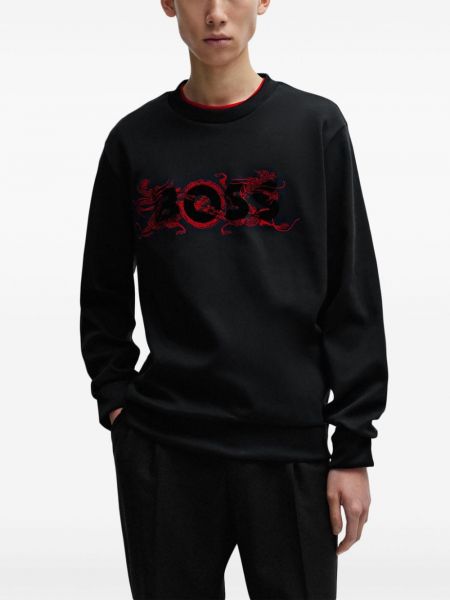 Sweatshirt aus baumwoll mit print Boss