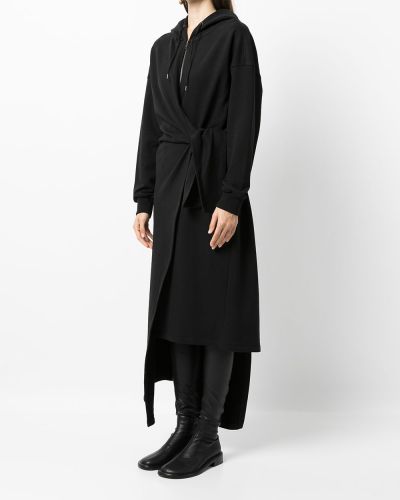 Šaty s kapucí Goen.j černé