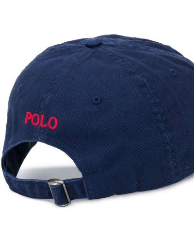 Gorra con bordado con bordado Polo Ralph Lauren azul