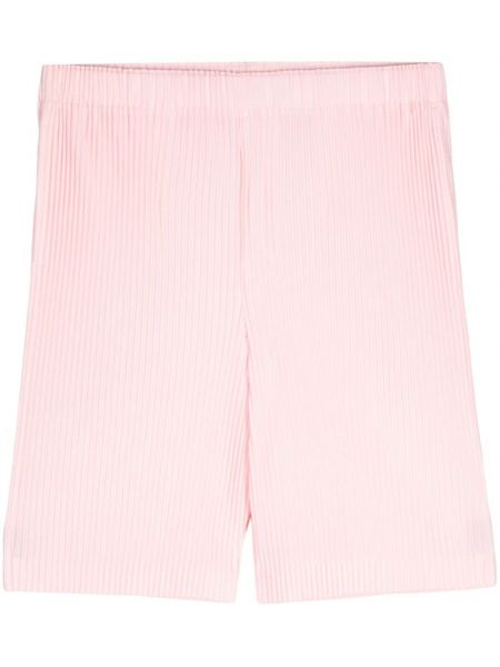 Bermuda mit plisseefalten Homme Plissé Issey Miyake pink