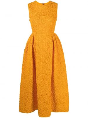 Midi obleka Cecilie Bahnsen oranžna
