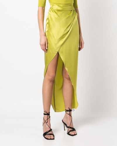 Hedvábné sukně Michelle Mason zelené