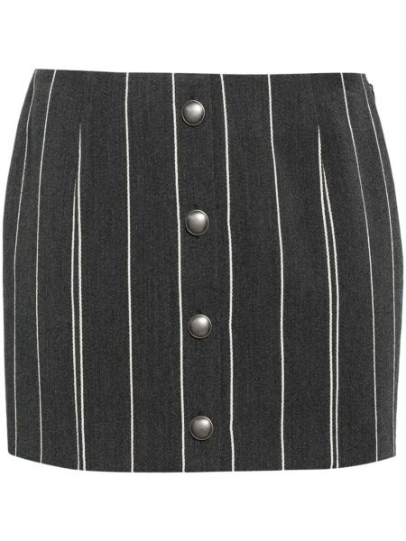 Ριγέ φούστα mini με χαμηλή μέση Alessandra Rich