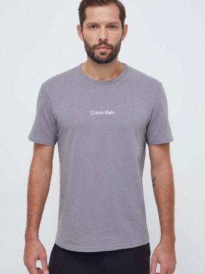 Koszulka z nadrukiem Calvin Klein Underwear szara