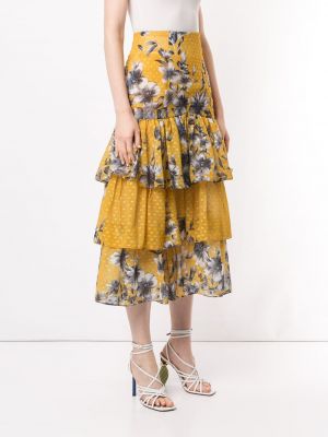 Květinové sukně Bambah žluté