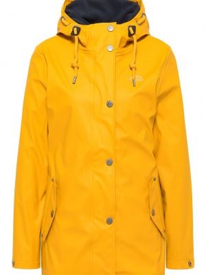 Jednofarebná priliehavá bunda na zips Icebound - horčicová
