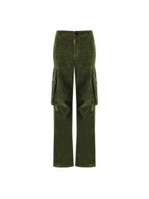 Spodnie cargo Dsquared2 zielone