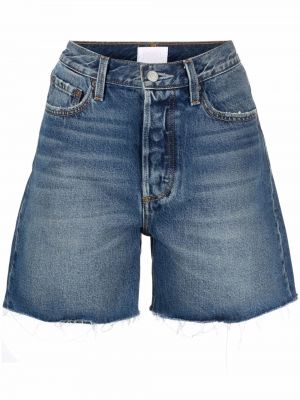 Shorts di jeans a vita alta Boyish Jeans blu