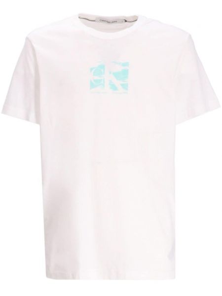 Bombažna majica s potiskom Calvin Klein