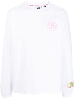 Μπλούζα με σχέδιο Gcds λευκό