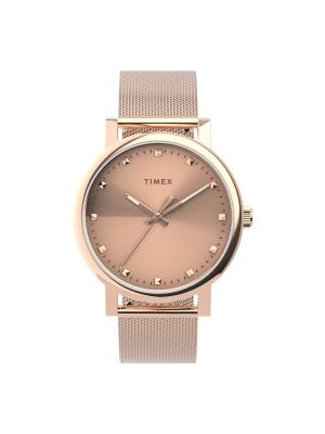 Zegarek z różowego złota Timex