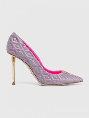 Pantofi cu toc cu toc Elisabetta Franchi violet