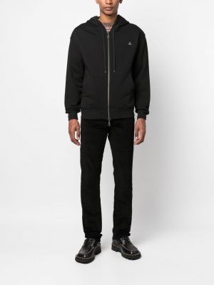 Džemperis su gobtuvu su užtrauktuku Vivienne Westwood juoda