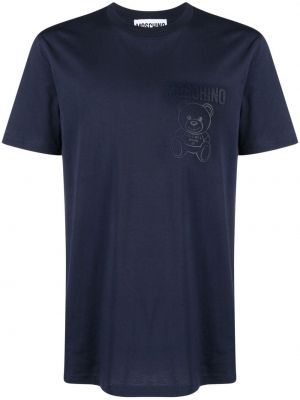 Majica s printom Moschino plava