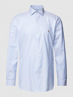 Koszula slim fit w paski Polo Ralph Lauren niebieska
