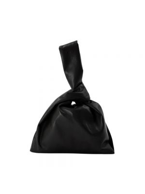 Czarna torba z krótkim rękawem Nanushka
