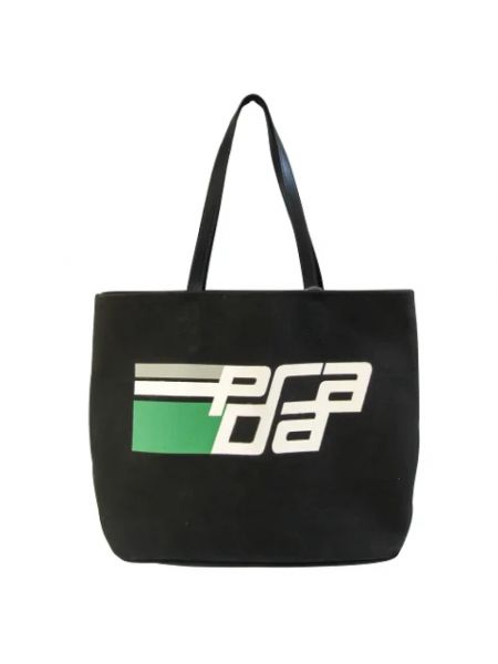 Retro shopper handtasche mit taschen Prada Vintage schwarz