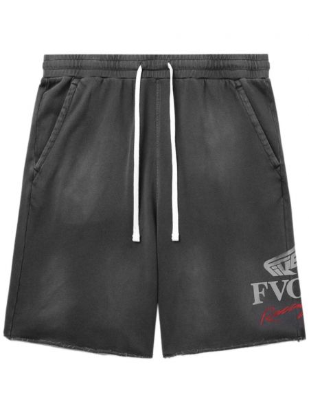 Bermudas en coton à imprimé Five Cm noir