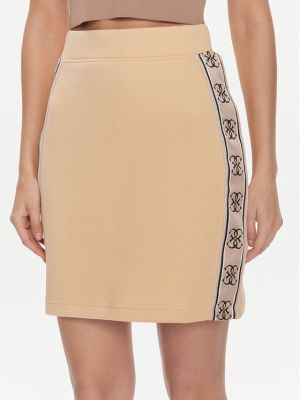 Jupe courte Guess beige