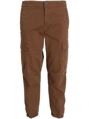 Pantalon cargo slim avec poches Boss marron