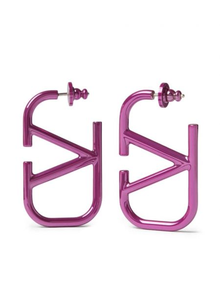 Σκουλαρίκια Valentino Garavani ροζ