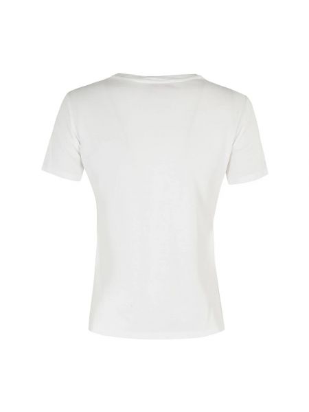Camiseta de algodón casual Ermanno Scervino blanco