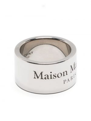 Chunky ring Maison Margiela silber