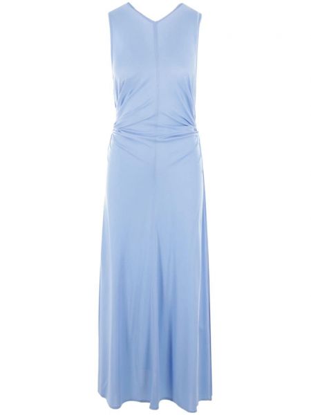 Kleid mit drapierungen Bottega Veneta blau