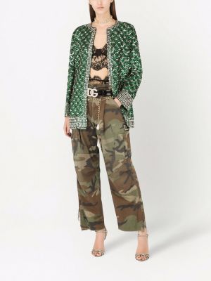 Cargohose mit print mit camouflage-print Dolce & Gabbana