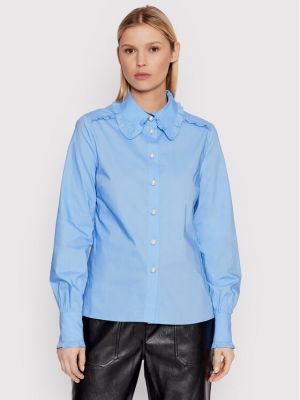 Marškiniai Custommade mėlyna