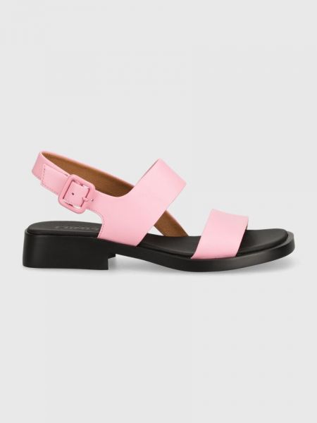 Kožne sandale Camper ružičasta