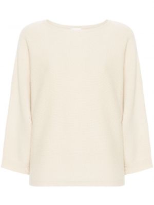 Pull en cachemire col bateau Allude beige